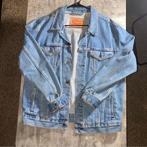 Mens Levis Denim Jean jacket Large blue